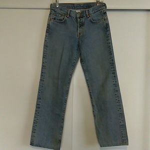 Vintage Lucky Brand button closure dungarees